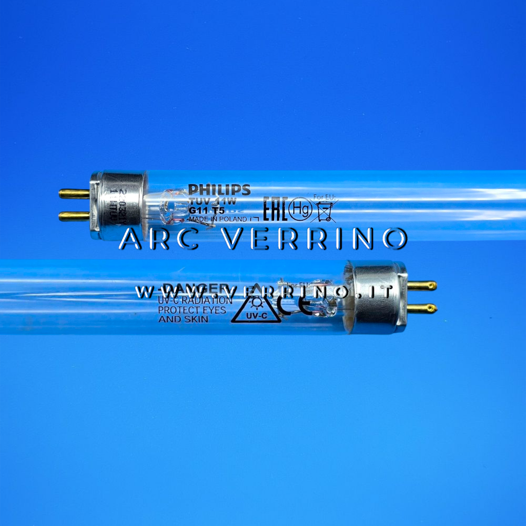 Lampada UVC Philips TUV 11W G5 2 2 Pin ARC Verrino srl