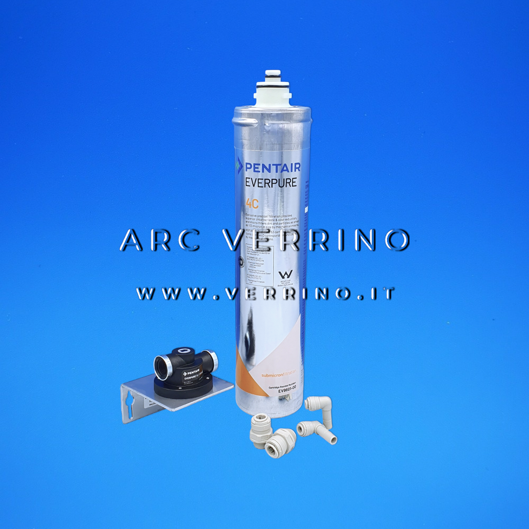 Cartuccia filtrante microfiltrazione EVERPURE 4C + testata e raccordi: –  ARC Verrino srl