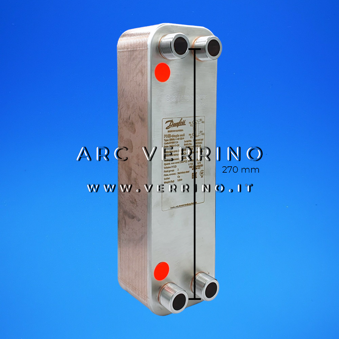 Scambiatore Di Calore A Piastre Compatibile Ideal | Per Logic E24, ES24, Code Combi ES26, 24HE, Independent C24 | Ricambio Originale 175417