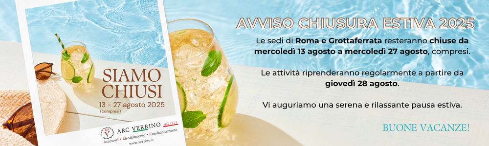 ARC VERRINO SRL - CHIUSURA ESTIVA 2025