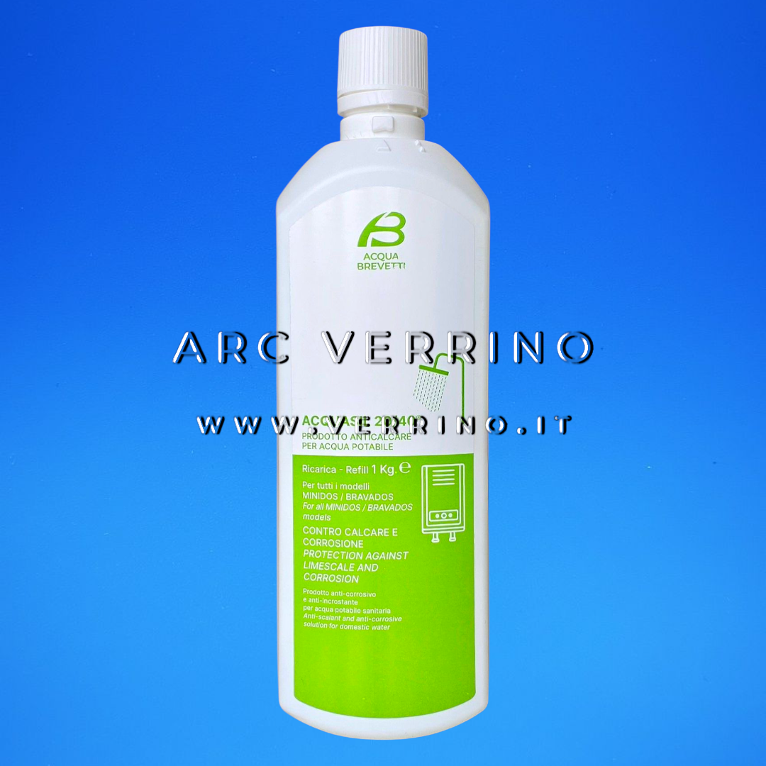 Anticorrosivo e antincrostante Acqua Brevetti ACQUASIL 20/40 per acqua potabile sanitaria | per tutti i modelli di pompe MiniDOS e BravaDOS