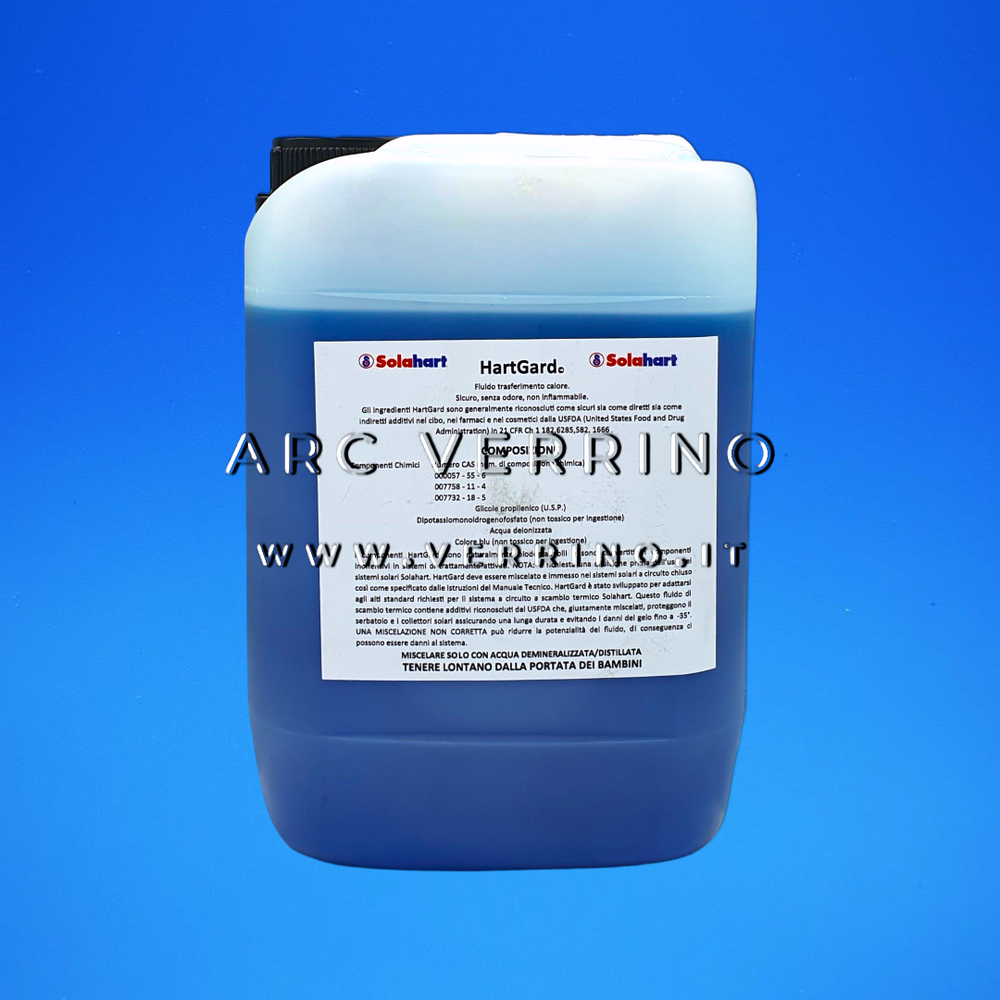 Antigelo liquido Solahart HartGard 5 LT per impianti con pannelli solari | Tanica 5 Lt