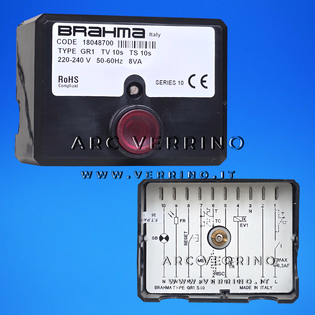 Apparecchiatura di sicurezza Brahma GR1 - 18048700 | TV= 10s TS= 10s