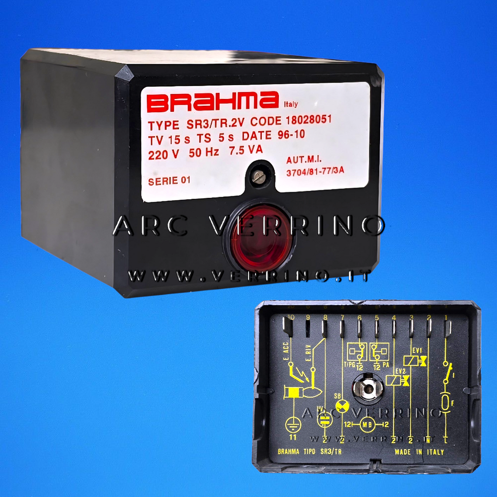 Apparecchiatura di sicurezza Brahma SR3/TR.2V - 18028051 | TV= 15s TS= 5s