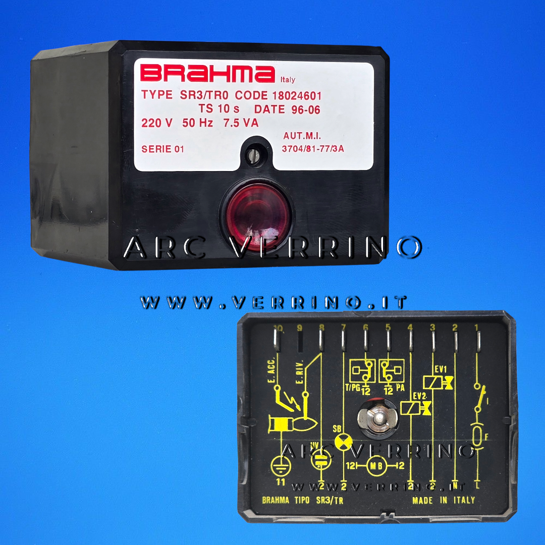 Apparecchiatura di sicurezza Brahma SR3/TR0 - 18024601 | TS= 10s