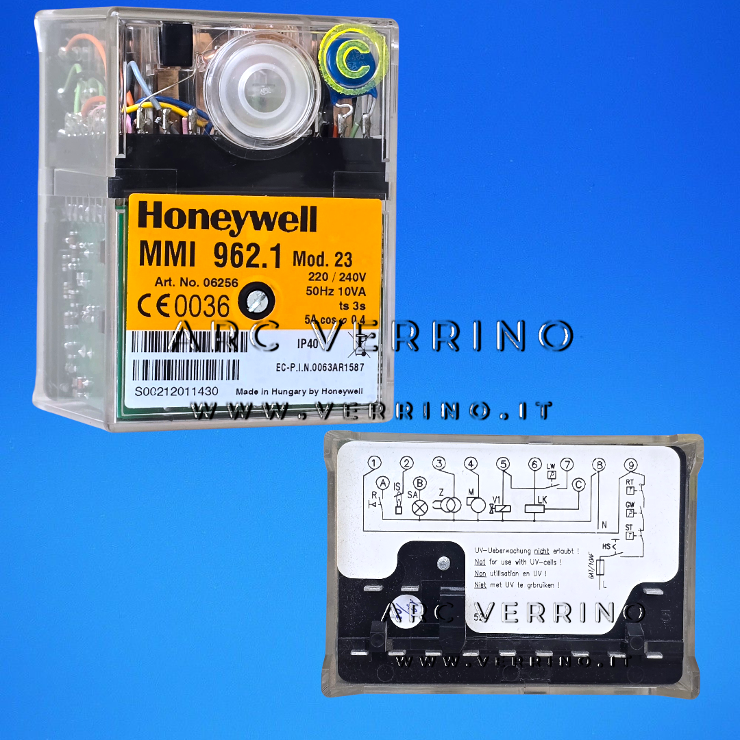  Apparecchiatura di sicurezza Honeywell MMI 962.1 - mod. 23 | TS= 3s - ARC VERRINO 