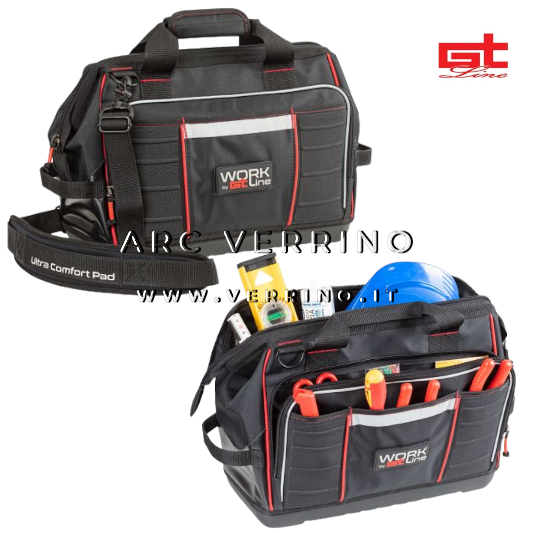  Borsa porta utensili GT Line TOP 04 R in tessuto con tasche rinforzate | WL00026