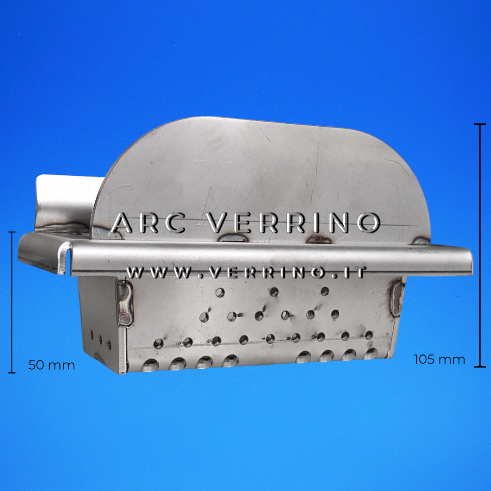 Braciere in acciaio Cadel 4D2401309106 | completo - per stufa a pellet