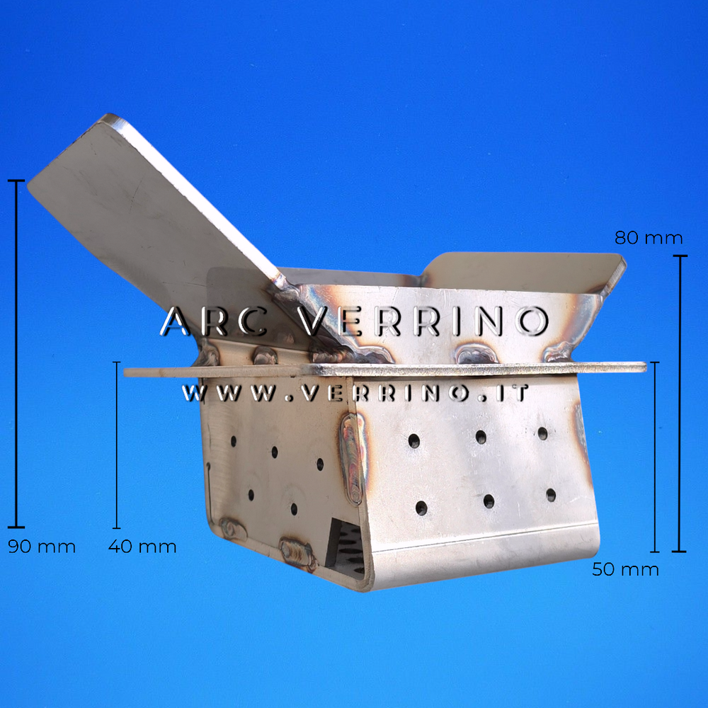 Braciere in acciaio Ravelli 071-07-001S | per stufa a pellet