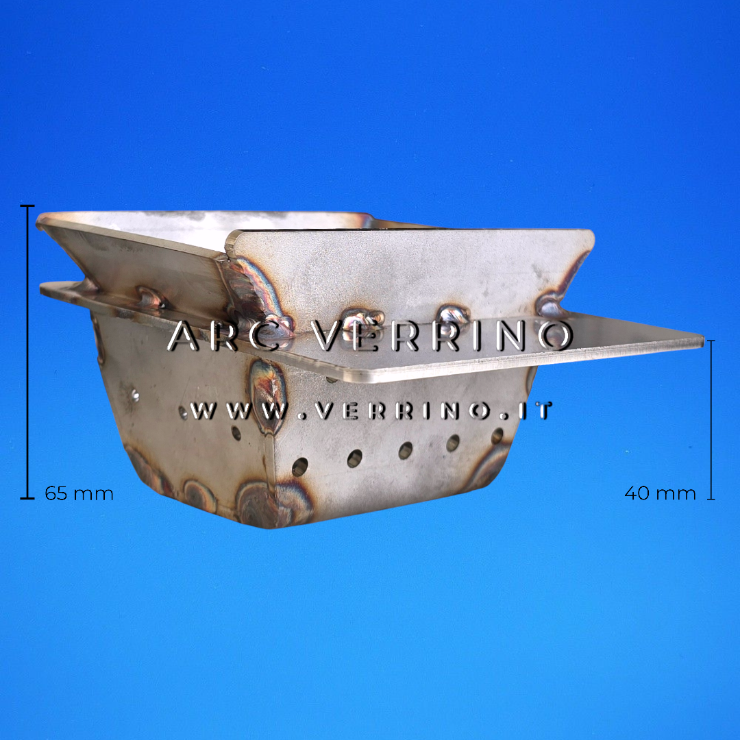 Braciere in acciaio Ravelli 090-07-001S | per stufa a pellet