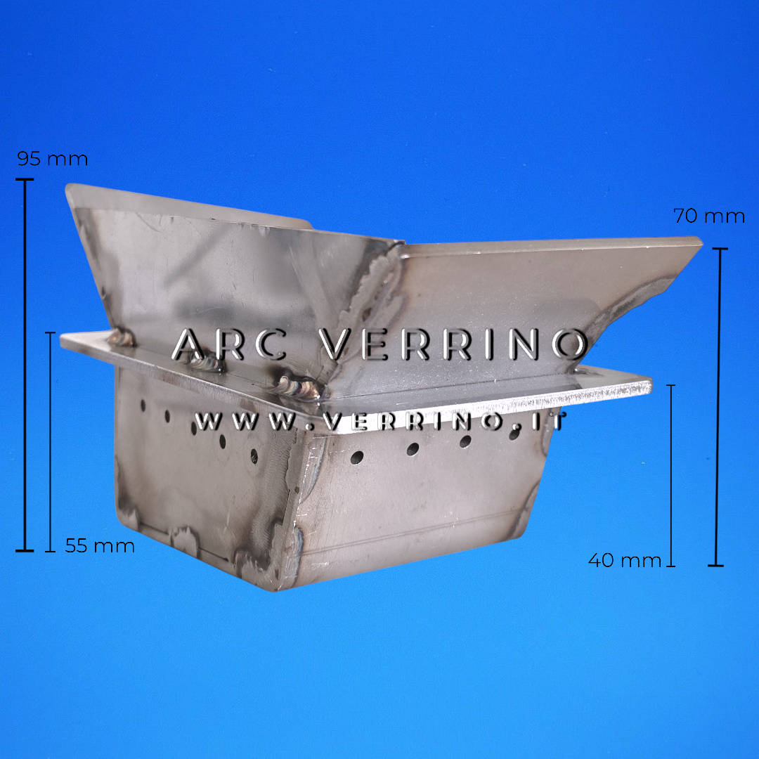 Braciere in acciaio Ravelli 124-07-001S | per stufa a pellet