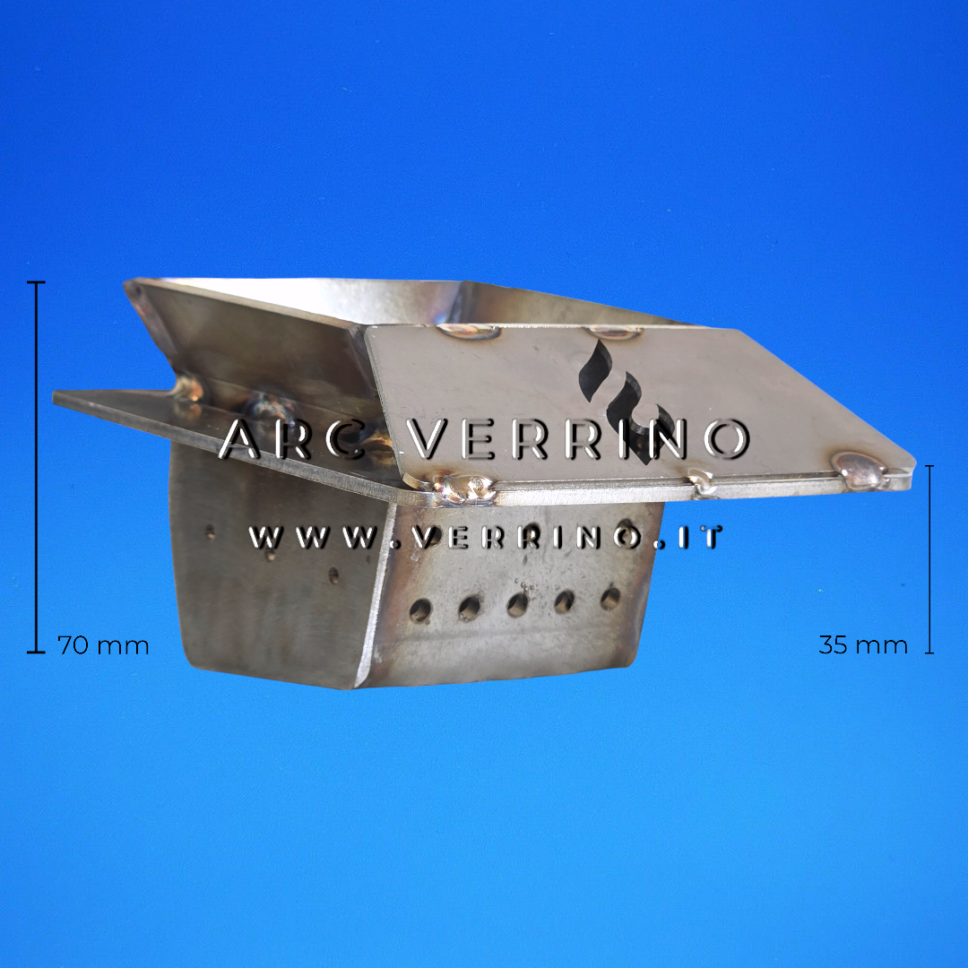 Braciere in acciaio Ravelli 31000-07-001 | per stufa a pellet