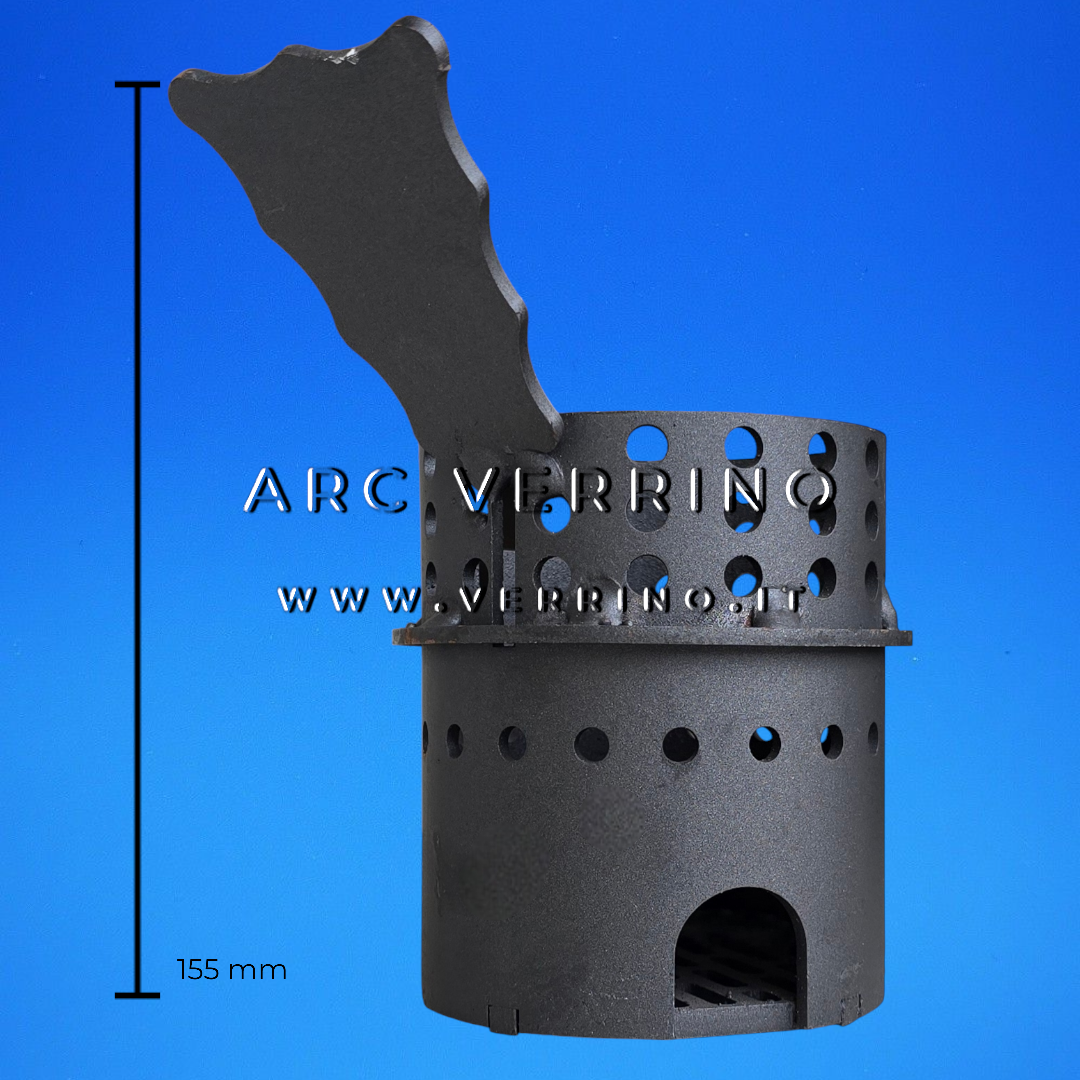 
                  
                    Braciere in acciaio Ungaro CP00980 | Diametro 9 cm - per stufa a pellet_4
                  
                