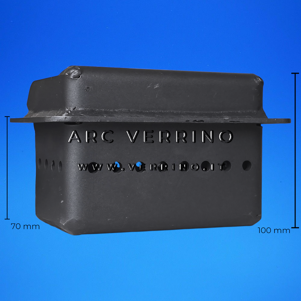 Braciere in acciaio Ungaro CP01348 | per stufa a pellet