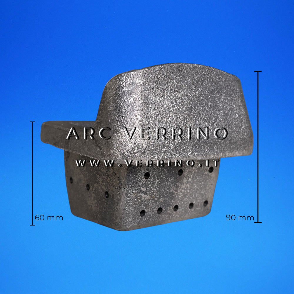 Braciere in ghisa Elledi 411687A | per stufa a pellet