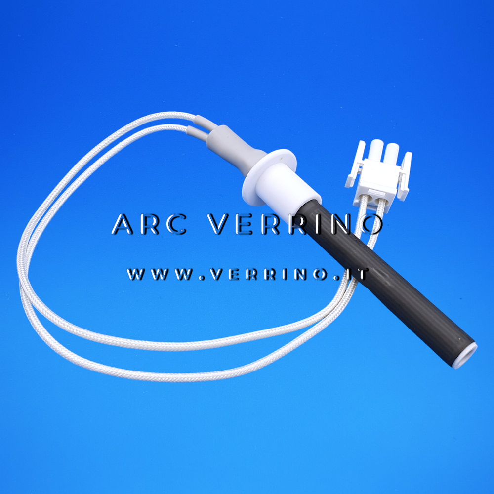Candeletta accensione in ceramica MCZ 41452009900 - 300W | con cavo con morsetto per stufa a pellet - (Articolo sostituito dal codice 41451308101)