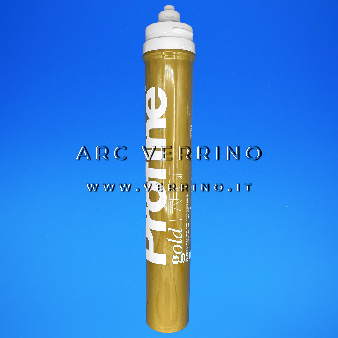 Cartuccia filtrante Profine GOLD LARGE per acqua potabile - Ultrafiltrazione | Riduce cloro odori e sapori protegge da batteri e virus - ARC VERRINO
