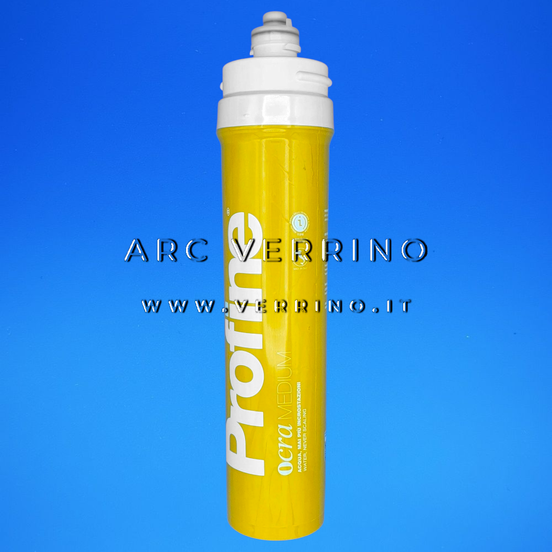 Cartuccia filtrante Profine OCRA MEDIUM - Addolcimento e anticalcare | Riduce durezza e protegge impianti - ARC VERRINO