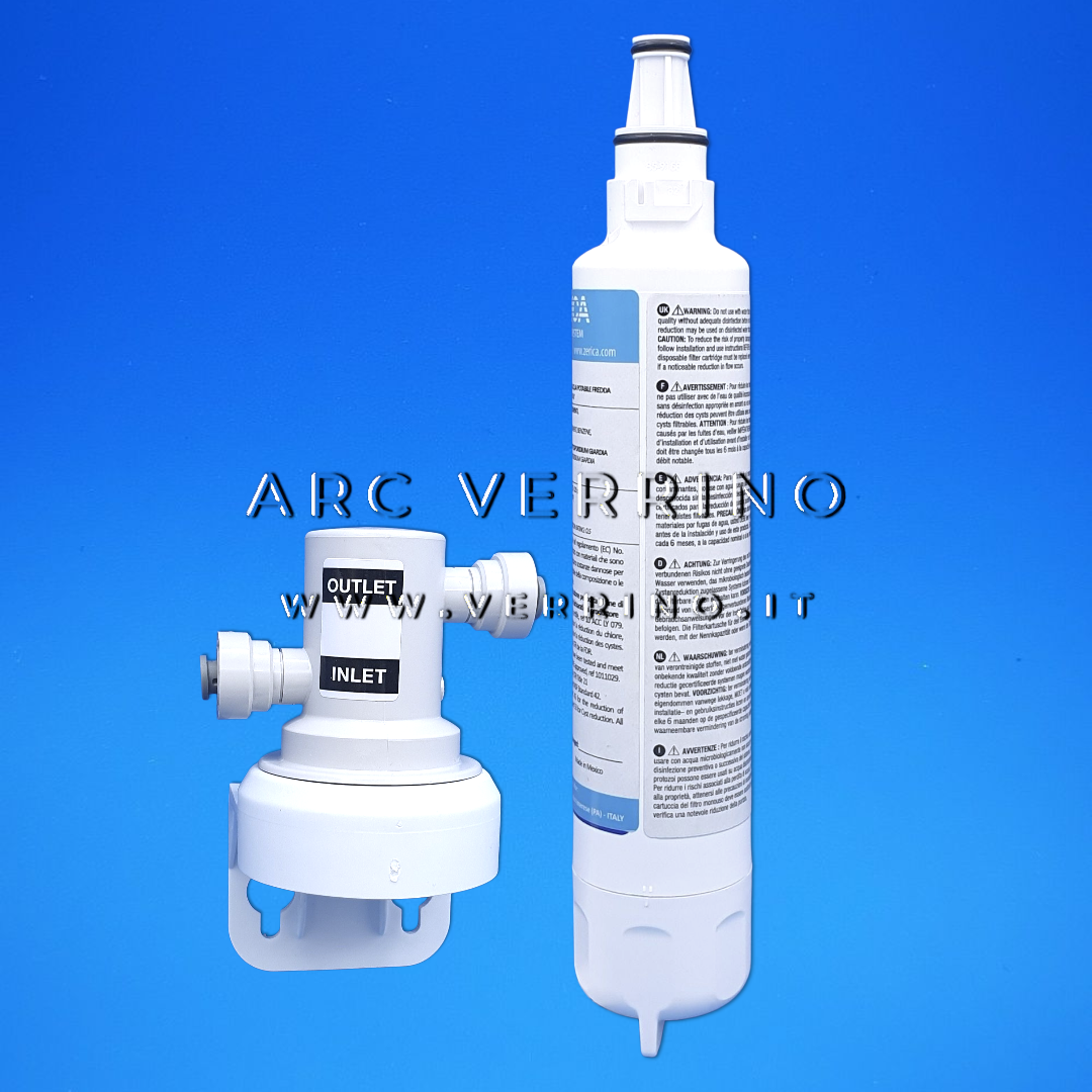 Cartuccia filtrante microfiltrazione per acqua potabile - 0,5 Micron | Riduce cloro e piombo - batteriostatico - ARC VERRINO