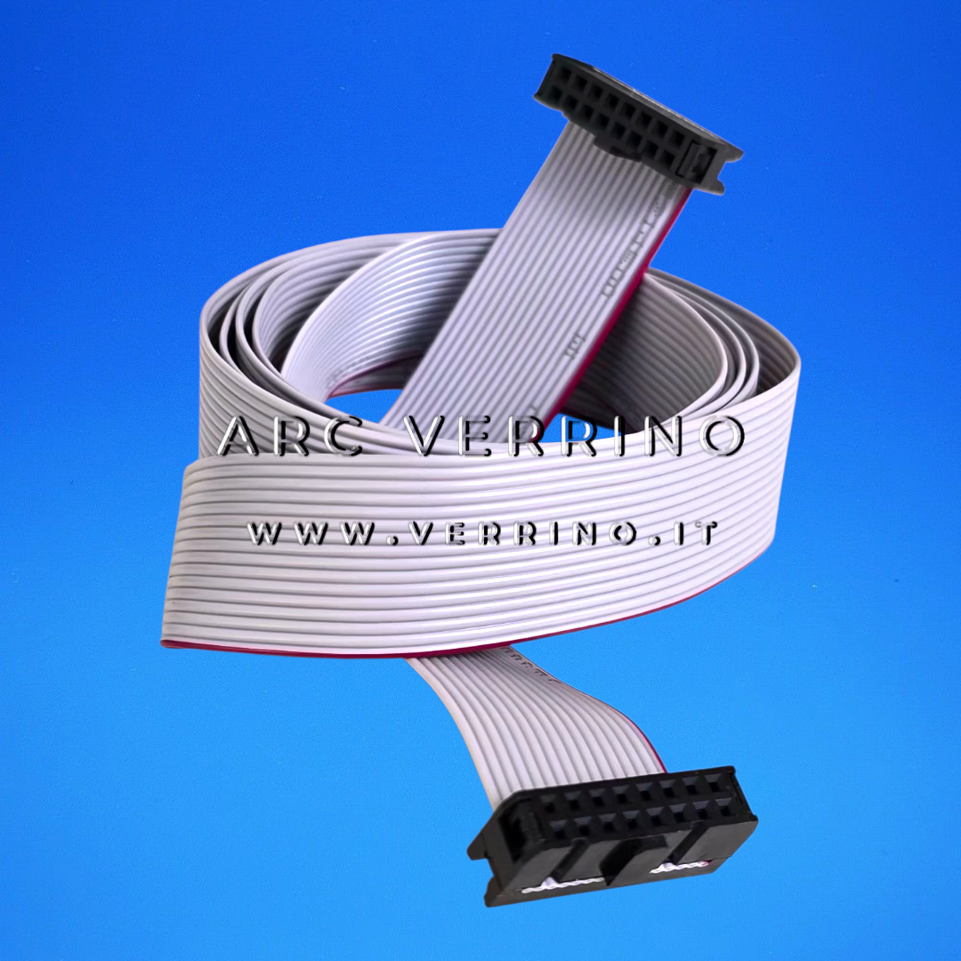 Cavo flat originale Ravelli 55051 -  1,2 metri | M328043 - per display con 6 e 7 tasti per stufe a pellet - ARC VERRINO ROMA E ARC VERRINO GROTTAFERRATA