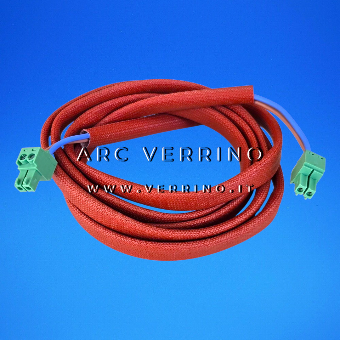 Cavo originale Ravelli 55279 ricambio per display RDS - 1,3 metri | con 2 connettori MRT8/2 - Ricambi originali per stufe e caldaie a pellet - Ar Verrino srl roma