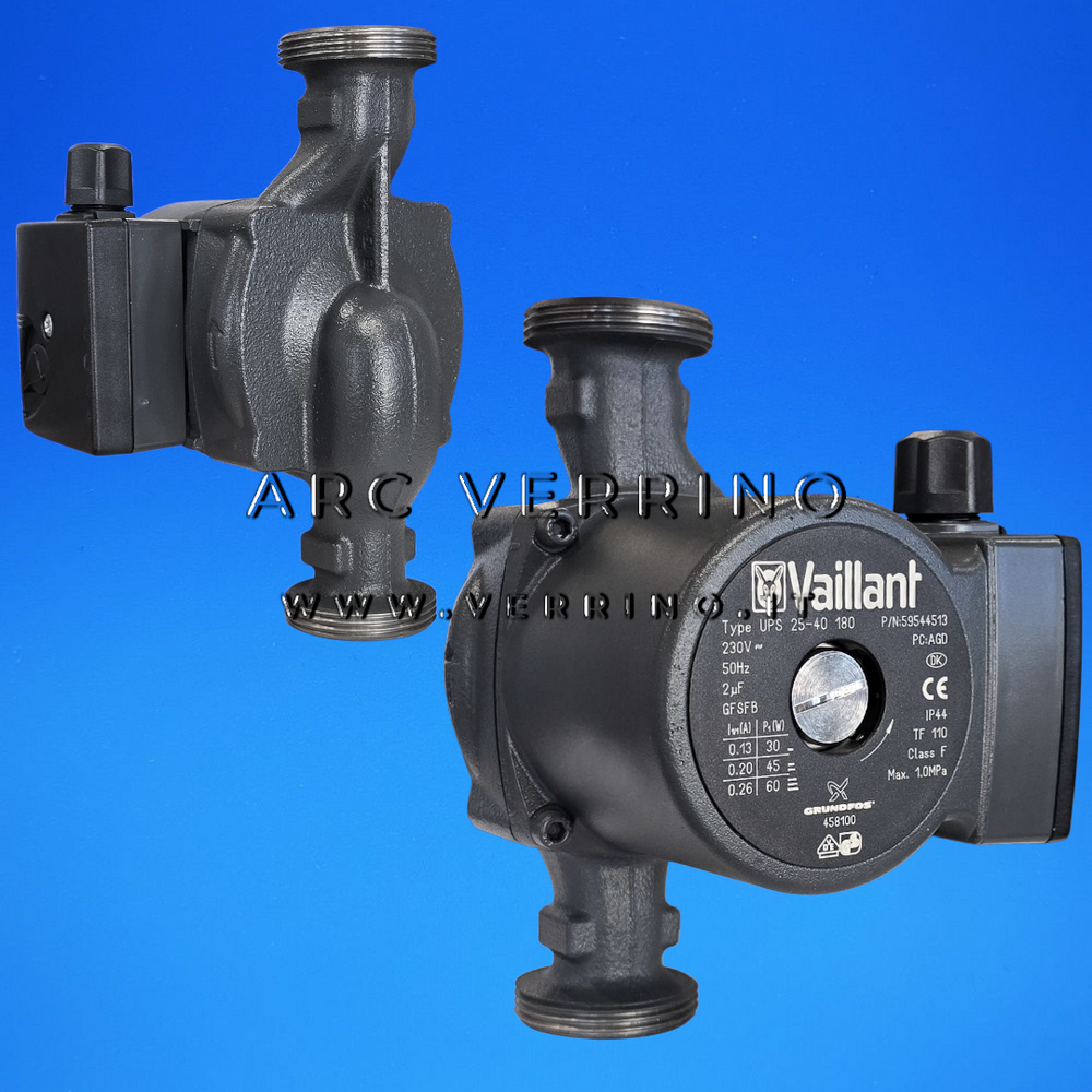 Circolatore Grundfos UPS 25-40 180 - 458100 | Vaillant 161059