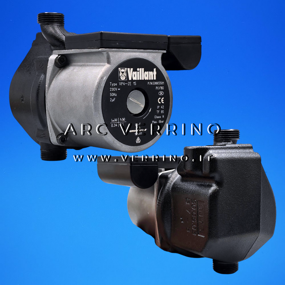 Circolatore Grundfos VP4-ZE 15 - 161081 | Vaillant 161110