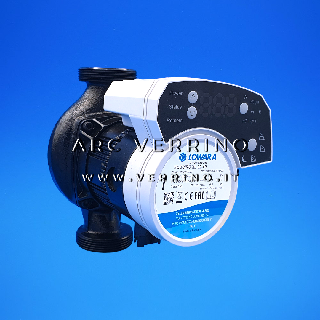  Circolatore elettronico Xylem Lowara ECOCIRC XL 32-40 a velocità variabile | 605009200