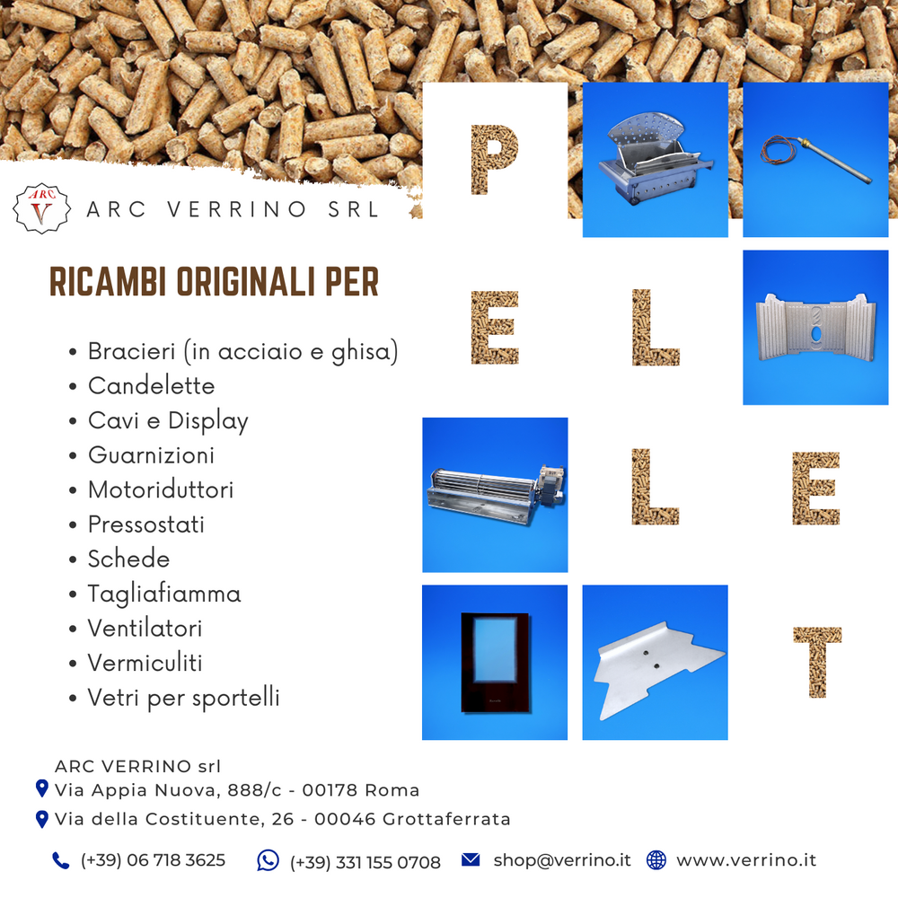 Ricambi originali per stufe a pellet