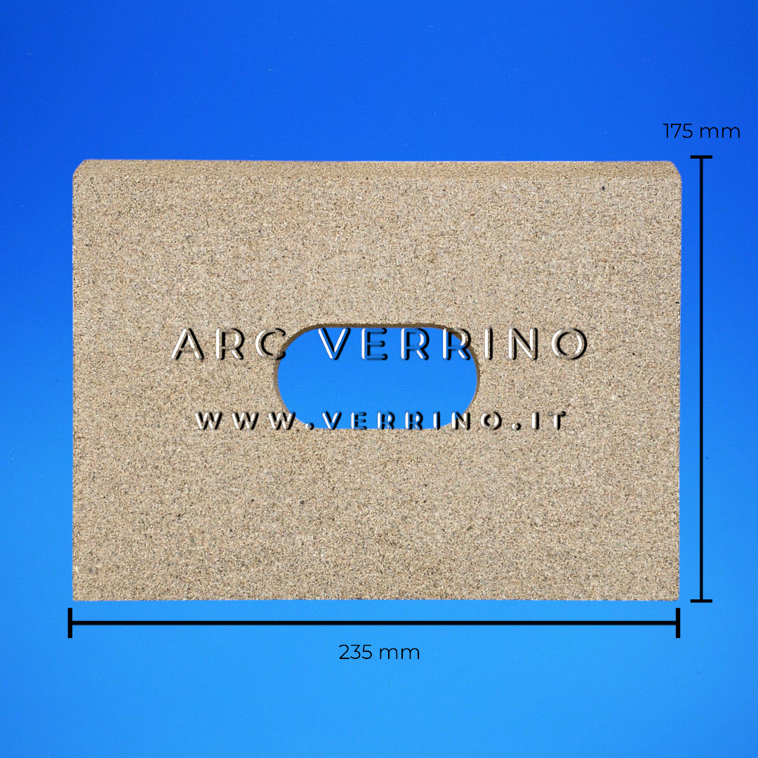 Deflettore vermiculite superiore Cadel 4D115157020 | per stufa a pellet