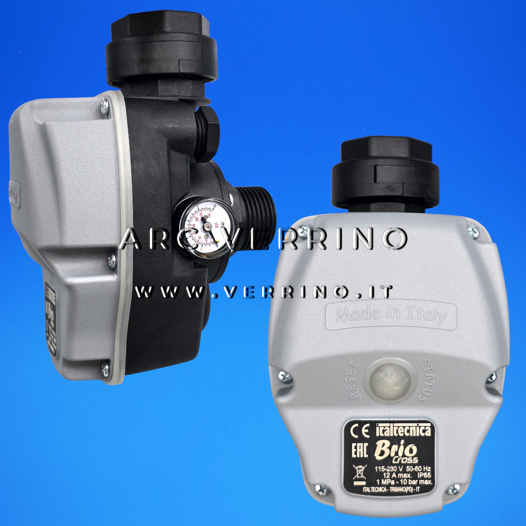 Dispositivo elettronico di controllo Italtecnica BRIO CROSS - 1'' MF | Press control per elettropompe