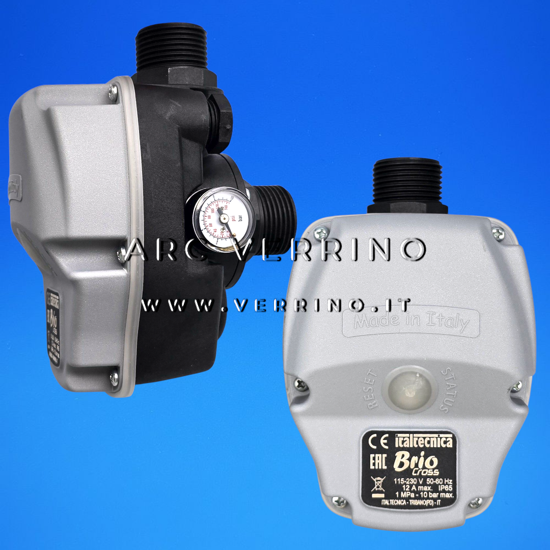 Dispositivo elettronico di controllo Italtecnica BRIO CROSS - 1'' MM | Press control per elettropompe