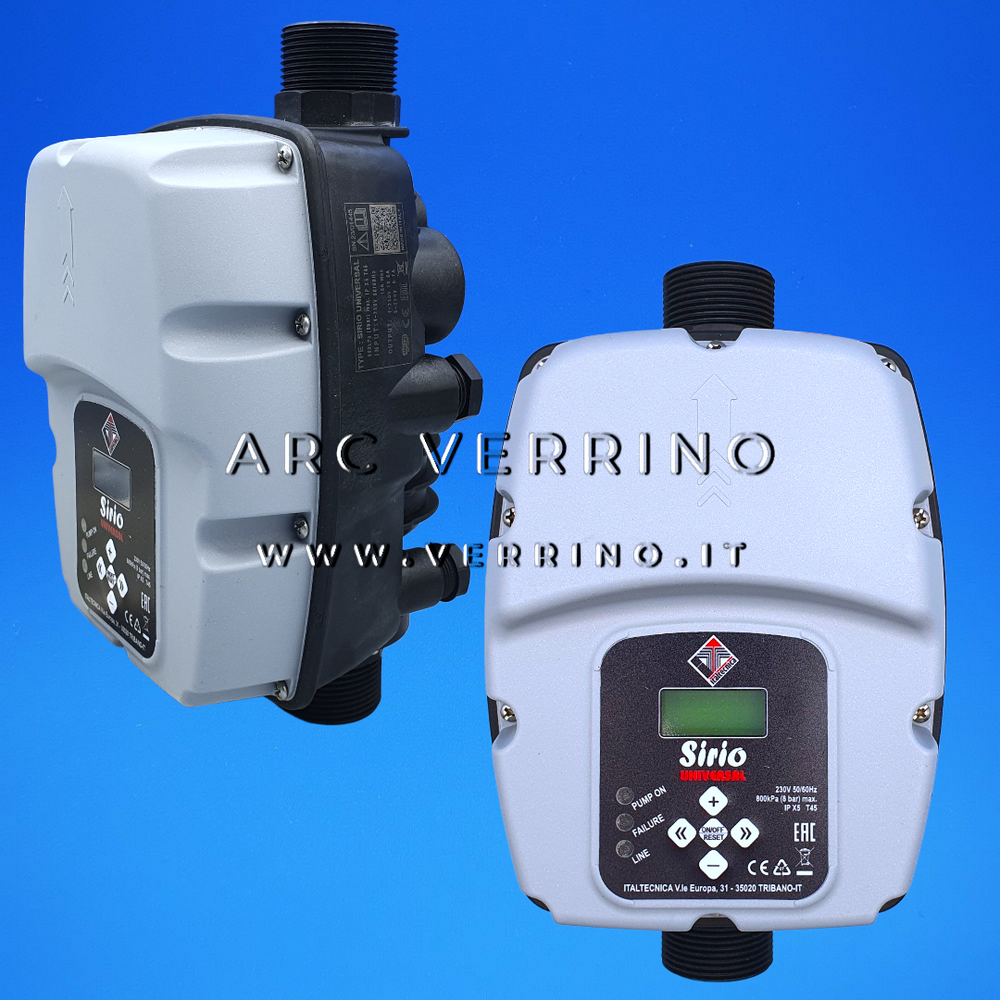 Dispositivo elettronico di controllo Italtecnica SIRIO UNIVERSAL | Inverter per elettropompe