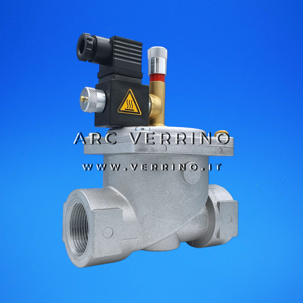 Elettrovalvola gas Giuliani Anello EV32 - 1 1/4 F | 010.0183.001 - a riarmo manuale_2