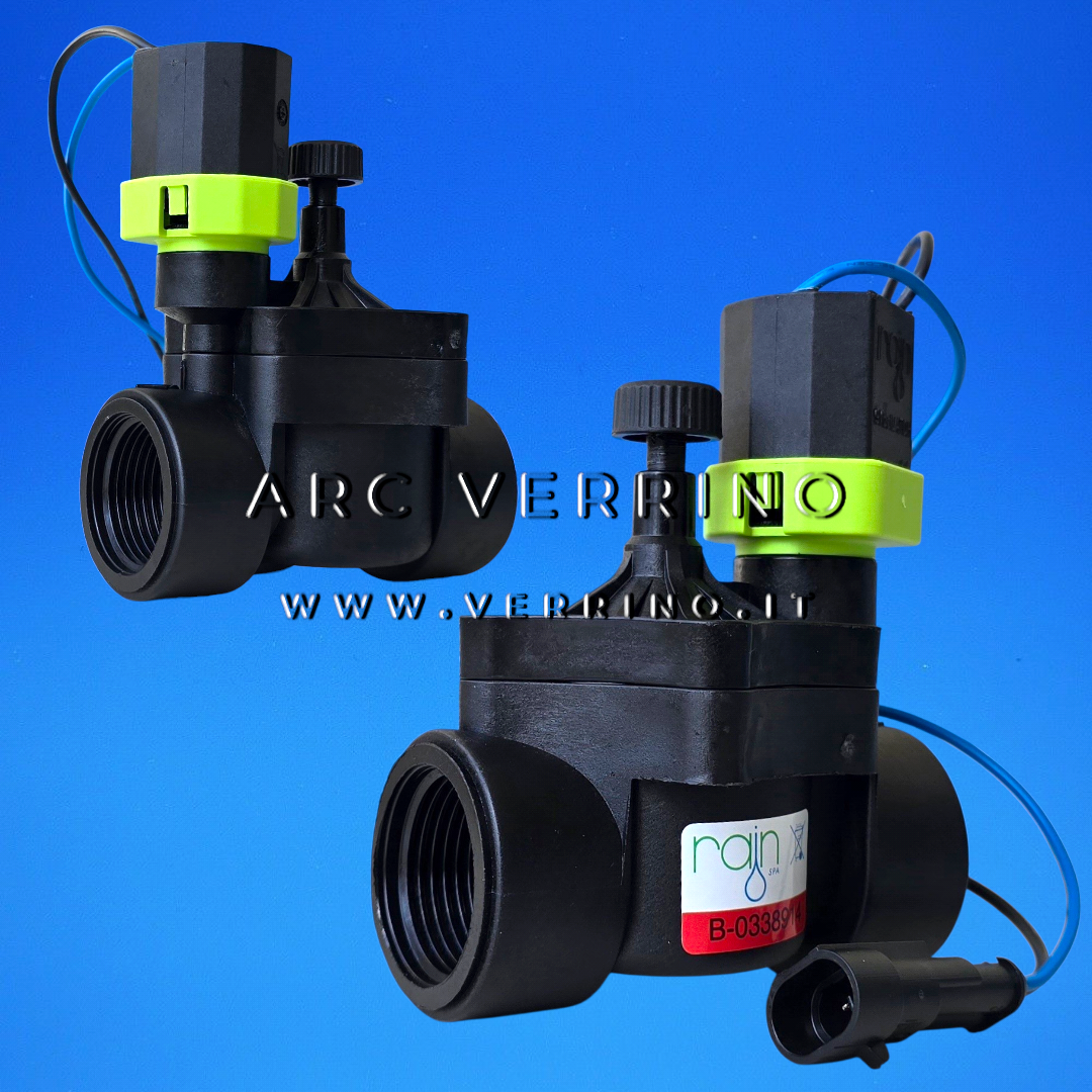Elettrovalvola per irrigazione Rain RN 150 FC - 100.4500911 | EV 150 1'' F - 9V DC - ARC VERRINO