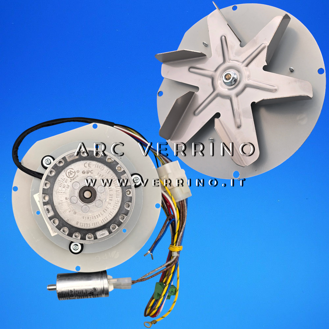 Estrattore fumi - IPC 1802D-15 con kit cablaggio | Ravelli 55000-RK_2