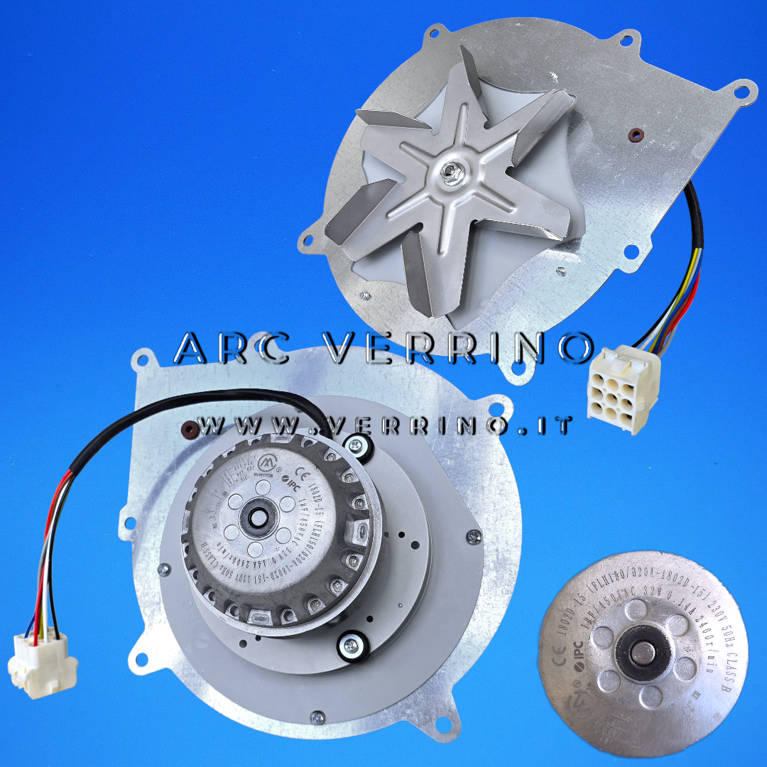 Estrattore fumi IPC - 1802D-15 (FLH150/020A) | Ravelli 20000-25-001 -  ARC VERRINO