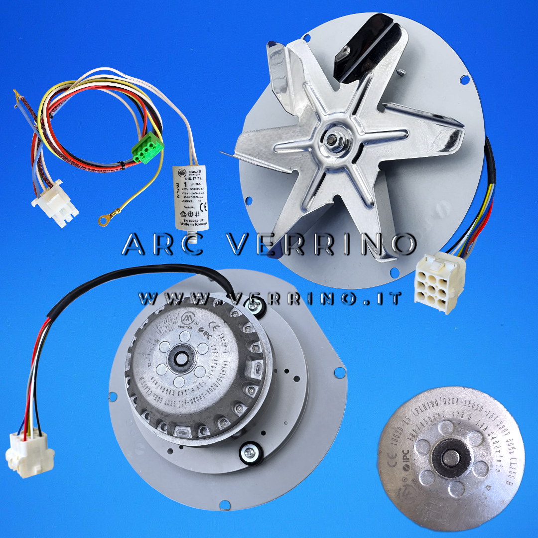 Estrattore fumi IPC - 1802D-15 (FLH150/020A) | Ravelli 55000-RK - ARC VERRINO