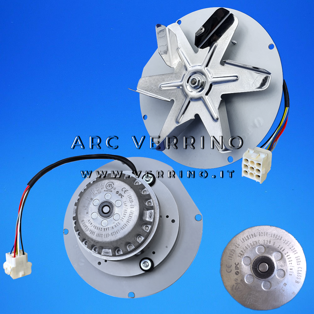 Estrattore fumi IPC - 1802D-15 (FLH150/020A) | Ravelli 55549 - ARC VERRINO