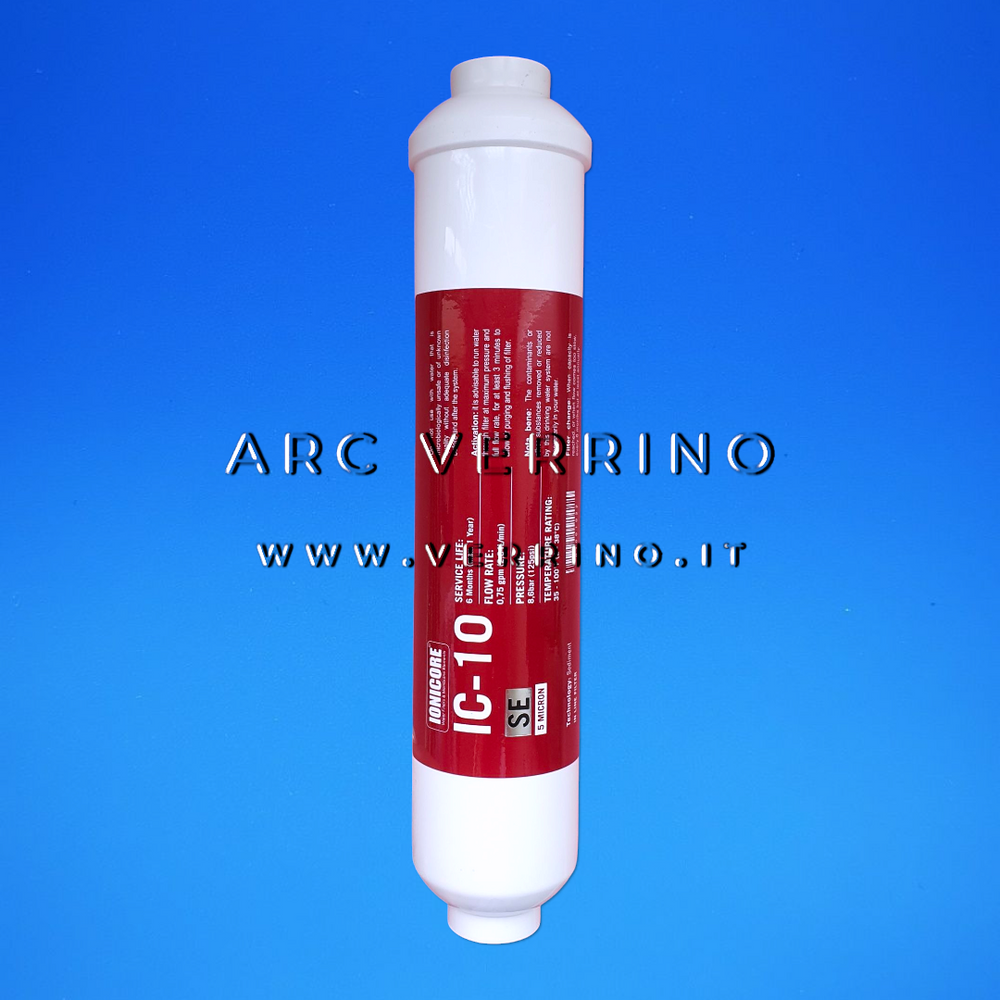 Filtro in linea Ionicore IC-10 SE - a sedimenti 1/4 FPT | 5 Micron