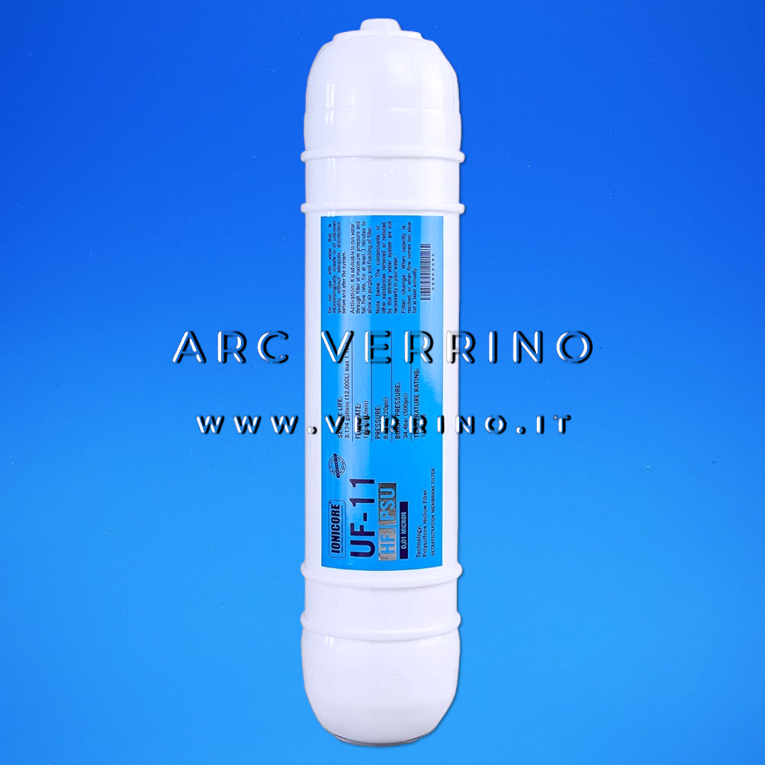 Filtro in linea Ionicore UF-11 - Ultrafiltrazione | 0,01 Micron - ARC VERRINO