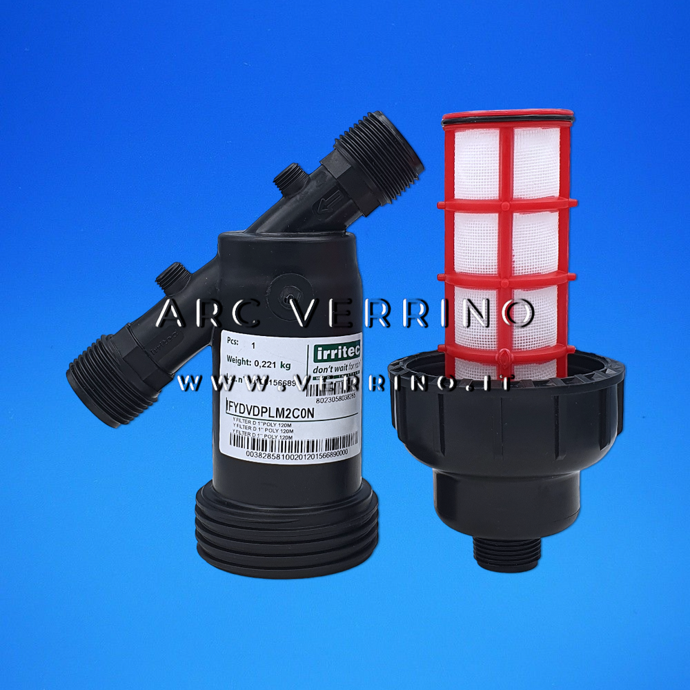 Filtro per irrigazione a Y Irritec IFYDVDPLM2C0N | 1'' M