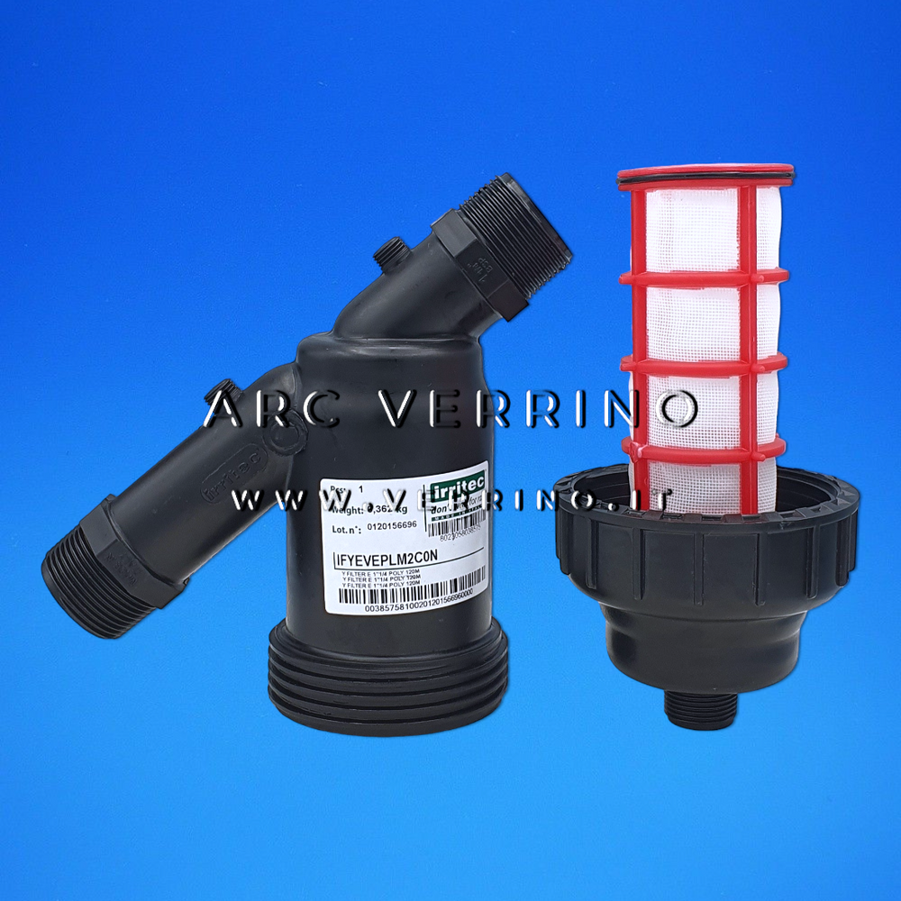Filtro per irrigazione a Y Irritec IFYEVEPLM2C0N | 1'' 1/4 M