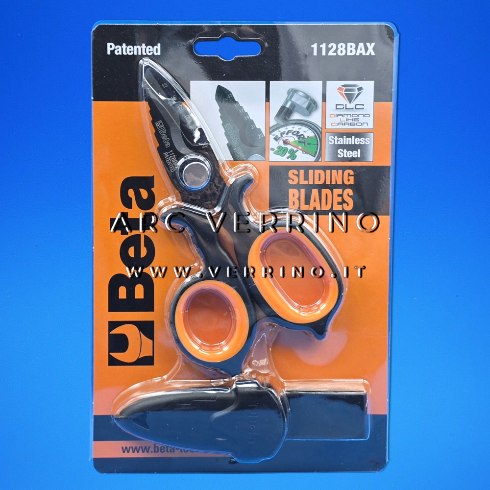 Forbici per elettricisti Beta 1128BAX | in acciaio inox con rivestimento DLC