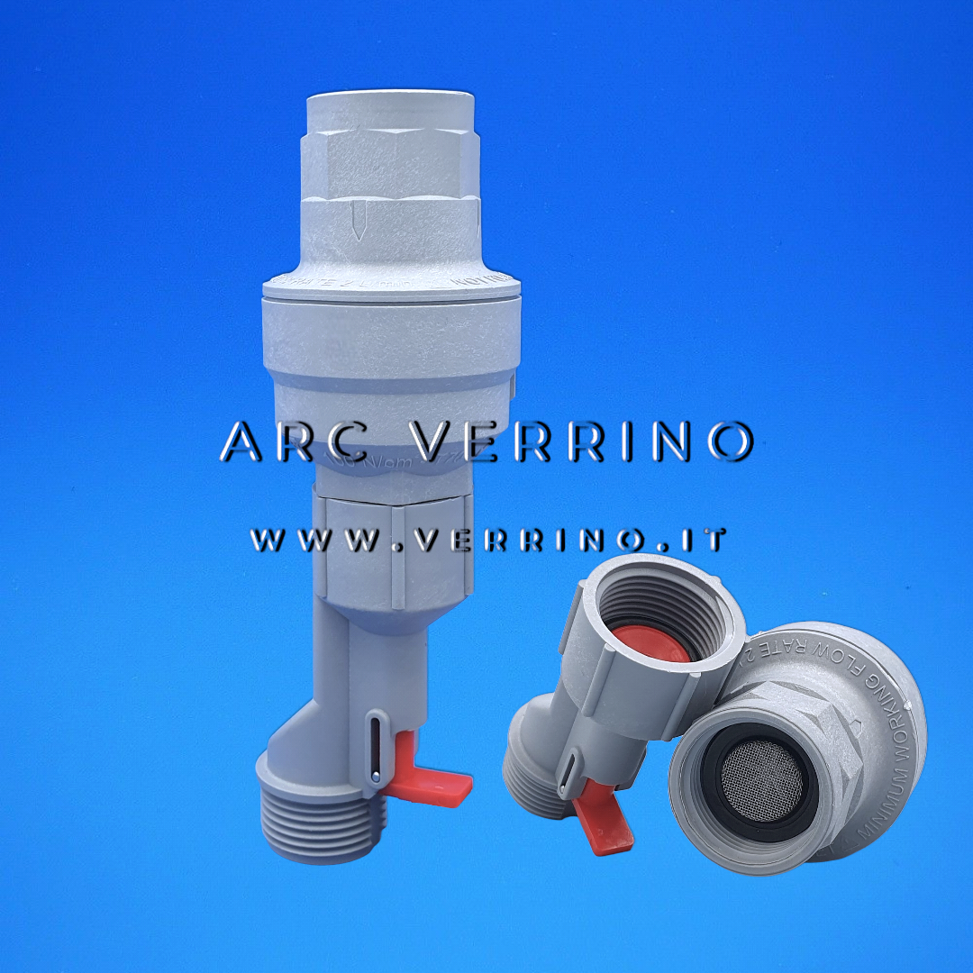 Kit di sicurezza anti-allagamento WB025 per impianti idrici residenziali e professionali - con controllo consumo acqua e sistema di ripristino manuale - ARC VERRINO