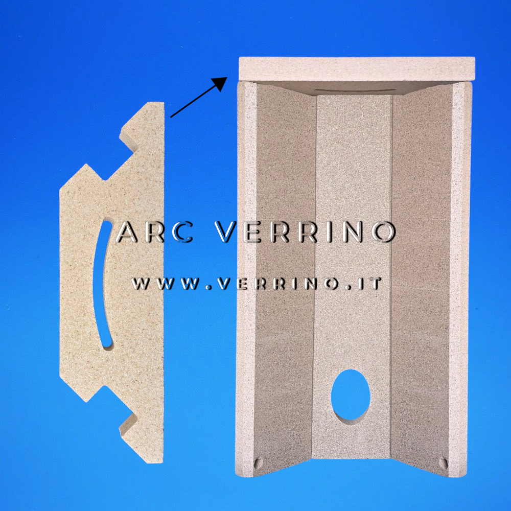 Kit vermiculite Ravelli 14B00002N | Firex 600 - Parte superiore
