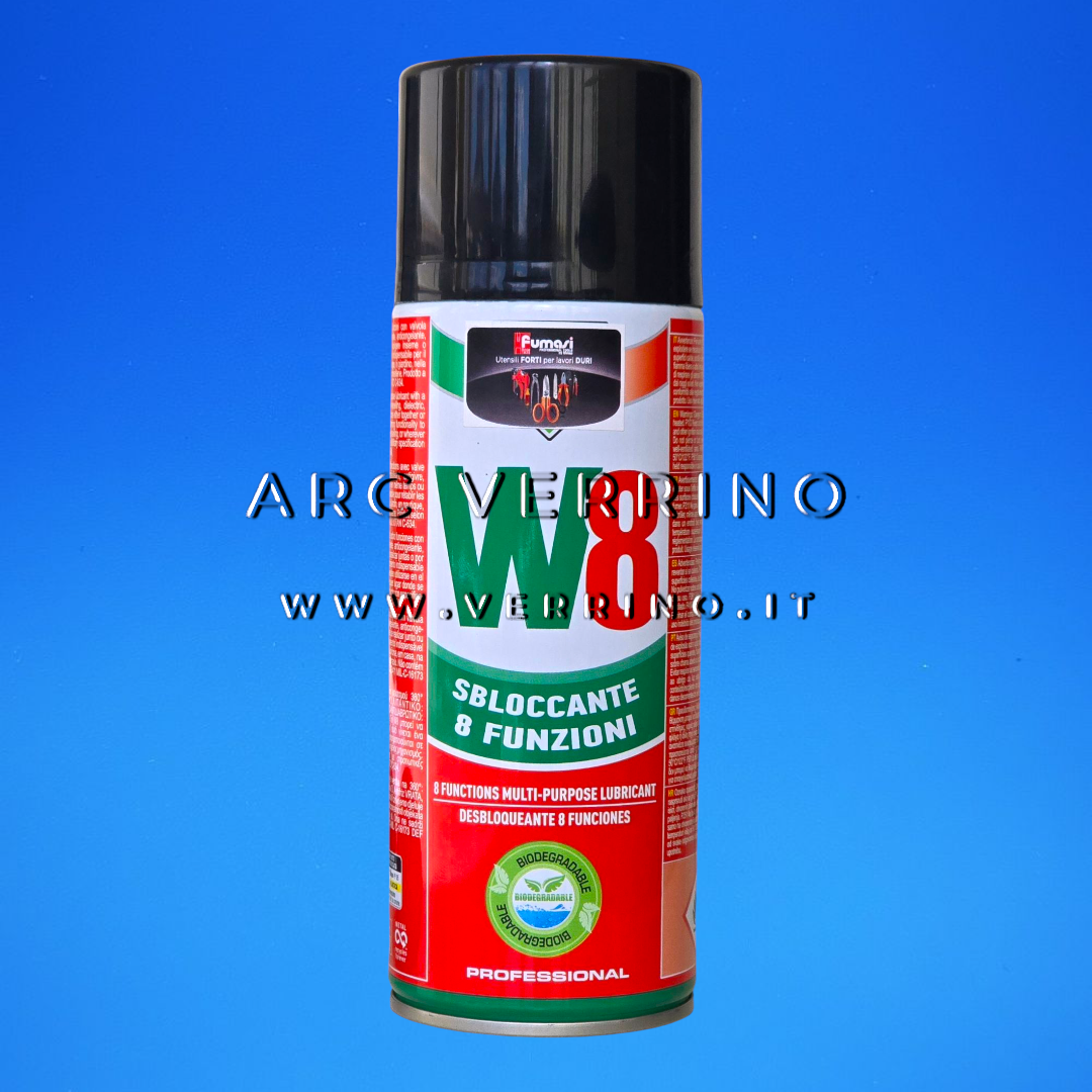 Lubrificante Fumasi W8 MULTIUSO | Spray sbloccante 630029 - Bomboletta 400 ml