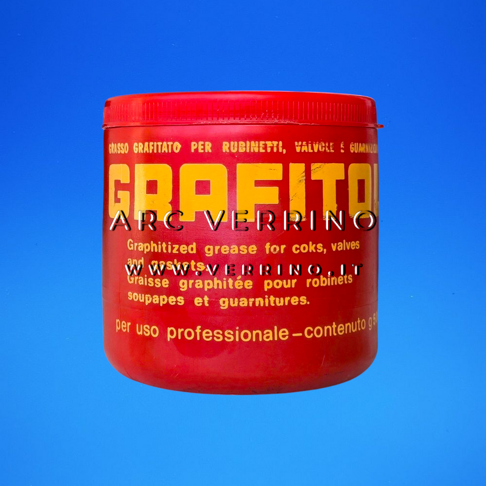 Lubrificante GRAFITOL | Grasso grafitato per rubinetti e valvole - Barattolo 500 gr