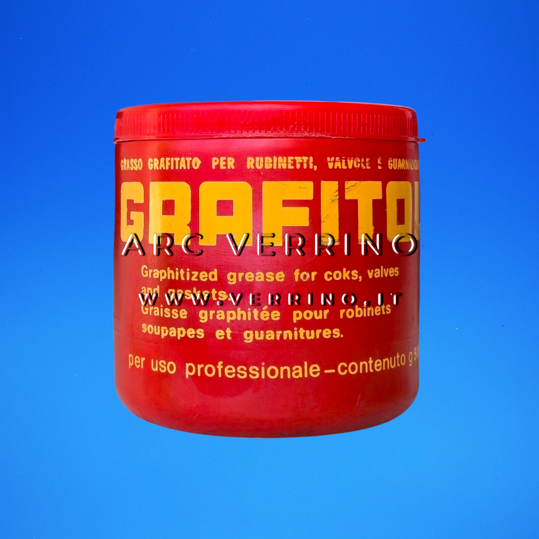 Lubrificante GRAFITOL | Grasso grafitato per rubinetti e valvole - Barattolo 500 gr
