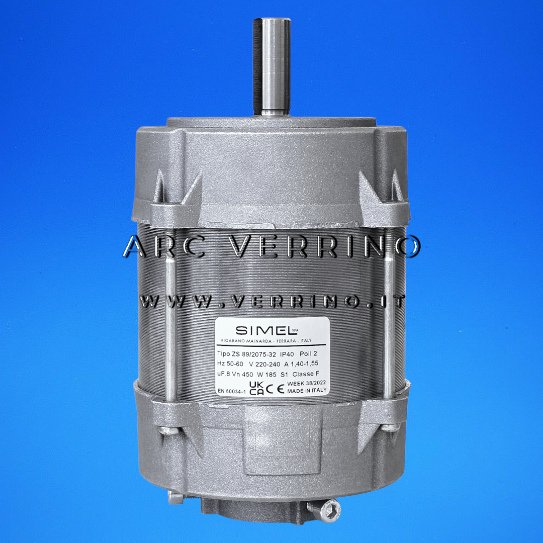 Motore Simel ZS 89/2075-32 con condensatore - 50/60 Hz | Simel 1410218661590